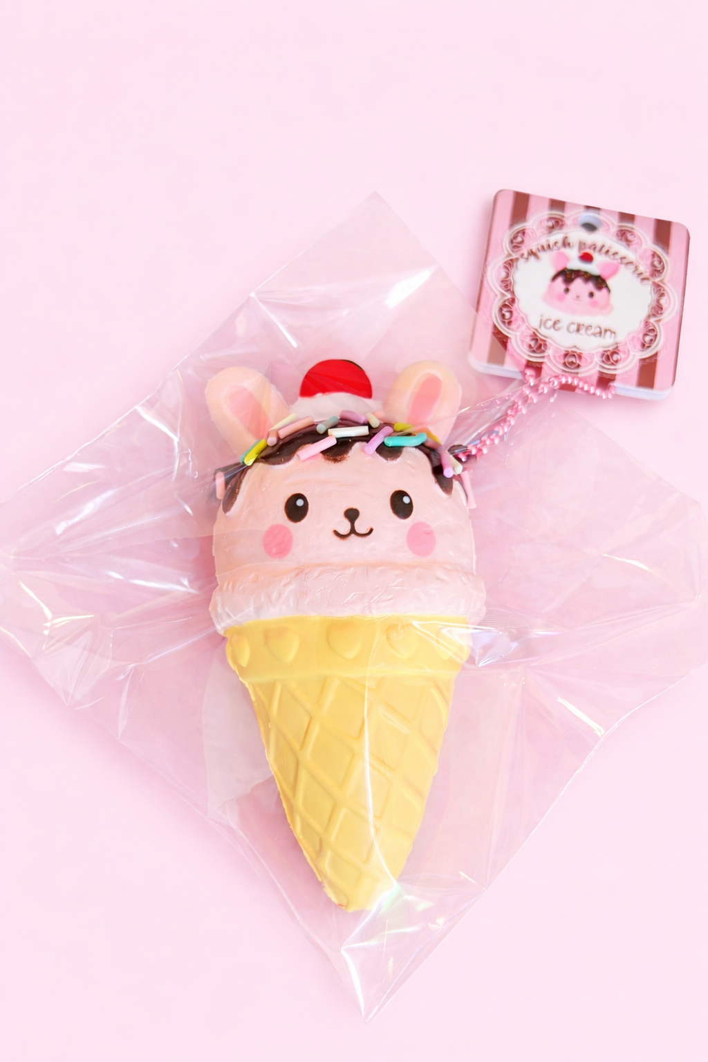 Squish Patisserie Bunny Ice Cream Squishy