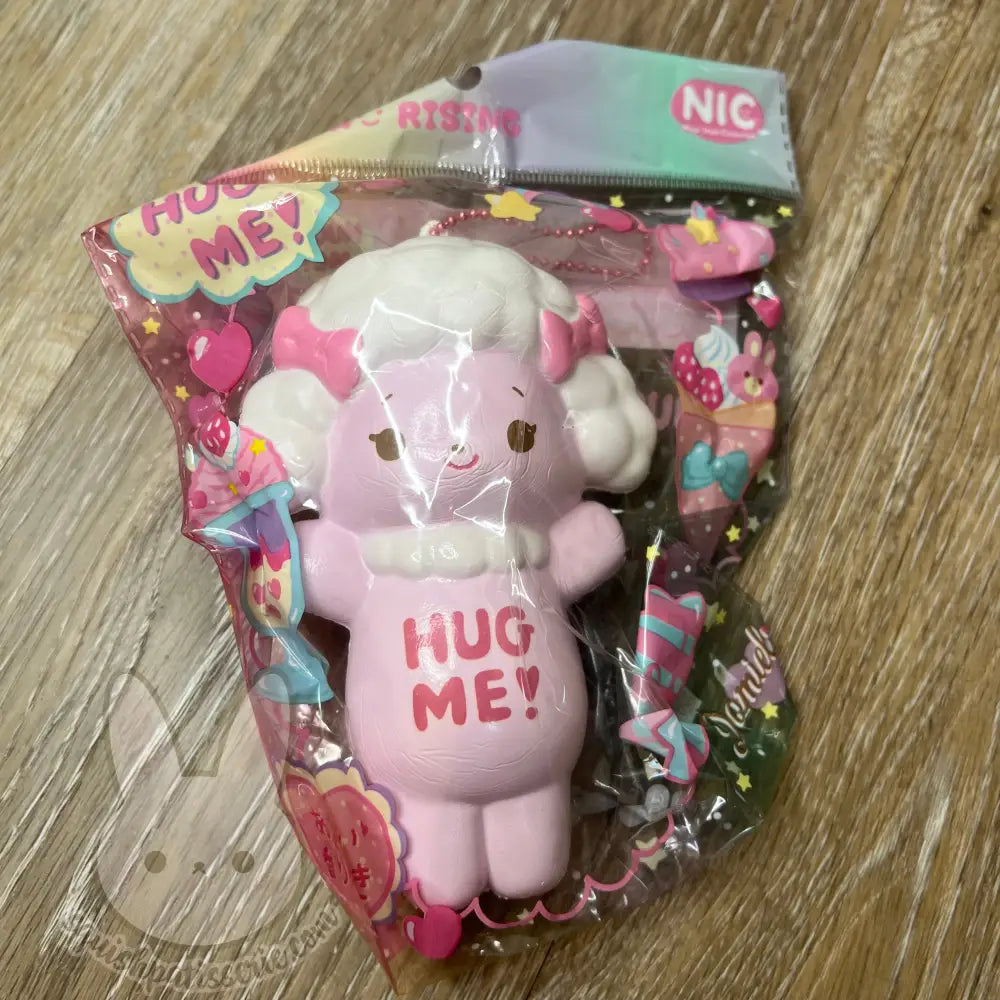 Hug Me Squishy poodle (white hair)