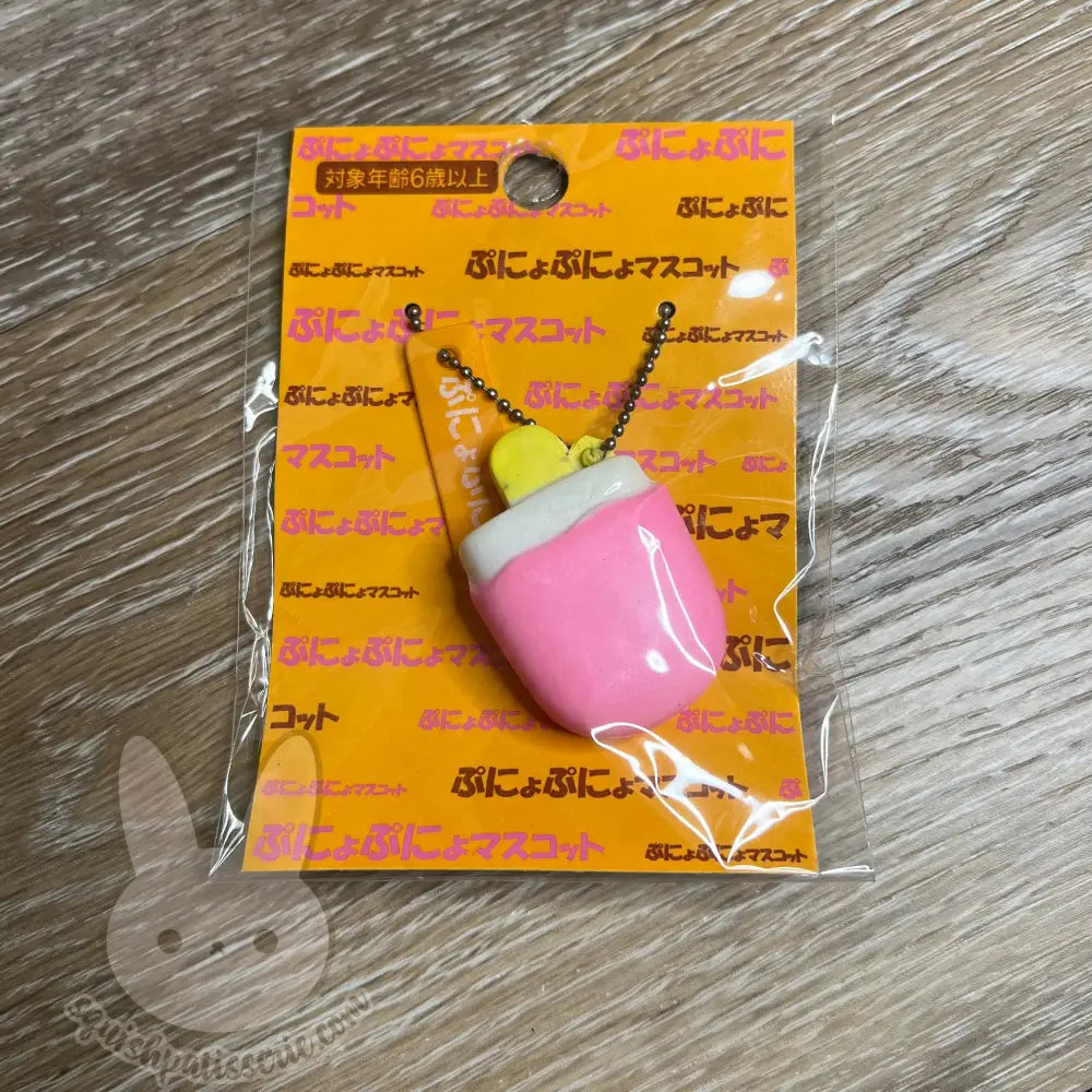 Japanese Dessert Mini Squishy strawberry popsicle