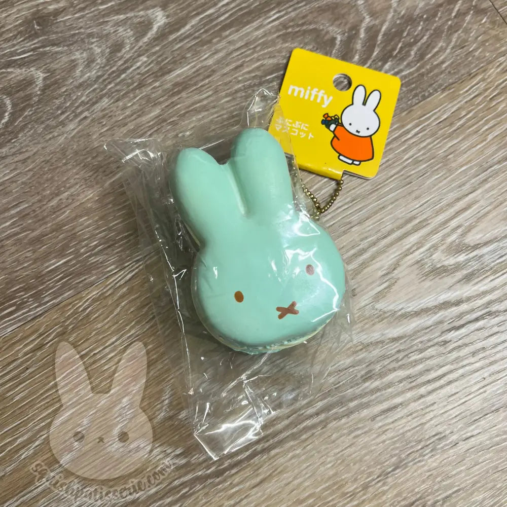 Miffy Cafe Squishy Blue Macaron