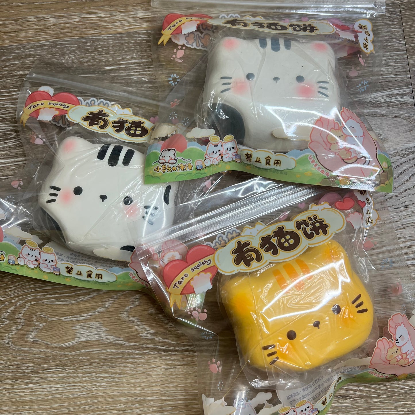 Taro Squishy Cat Cake Squishy