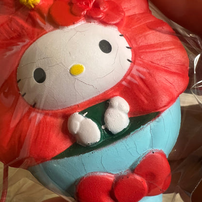 RARE Hello Kitty Hibiscus Flower Squishy