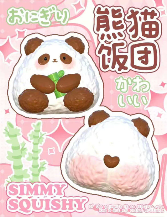 Simmy Panda Onigiri Squishy