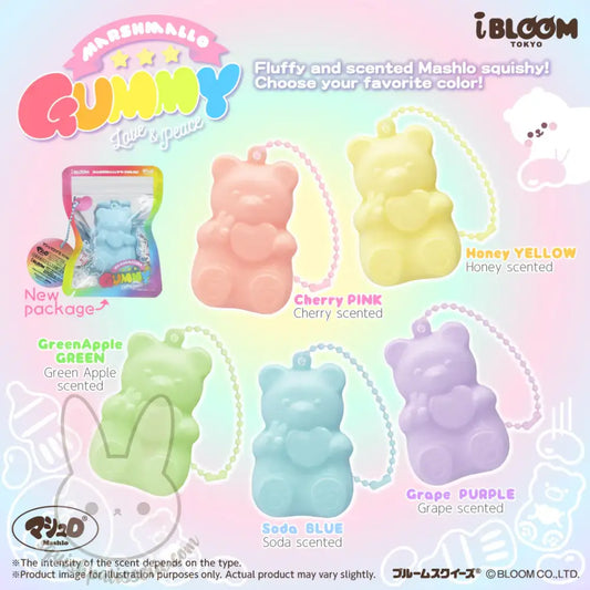 IBloom Love & Peace Gummy Bear Squishy