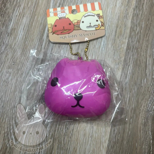 Magenta Kapibarasan Head Bun Squishy