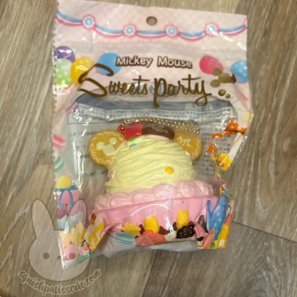 Mickey Mouse Sweets Party Squishy Vanilla Ice Cream