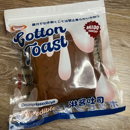 Mido Cotton Toast Squishy - Chocolate