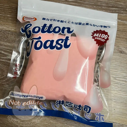 Mido Cotton Toast Squishy - Strawberry