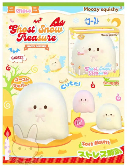 Moozy Ghost Snow Treasure Squishy