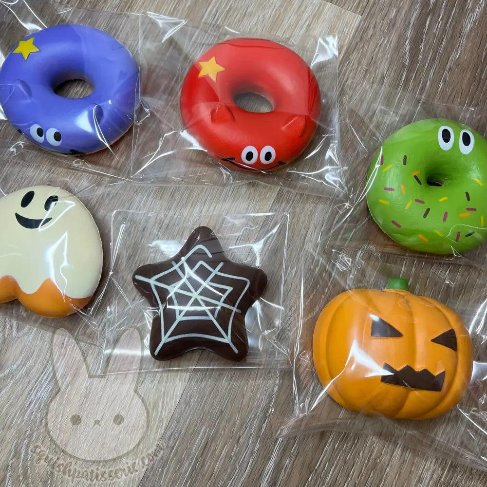 Mother Garden Halloween Donut Squishy Full Set (6 Pieces)