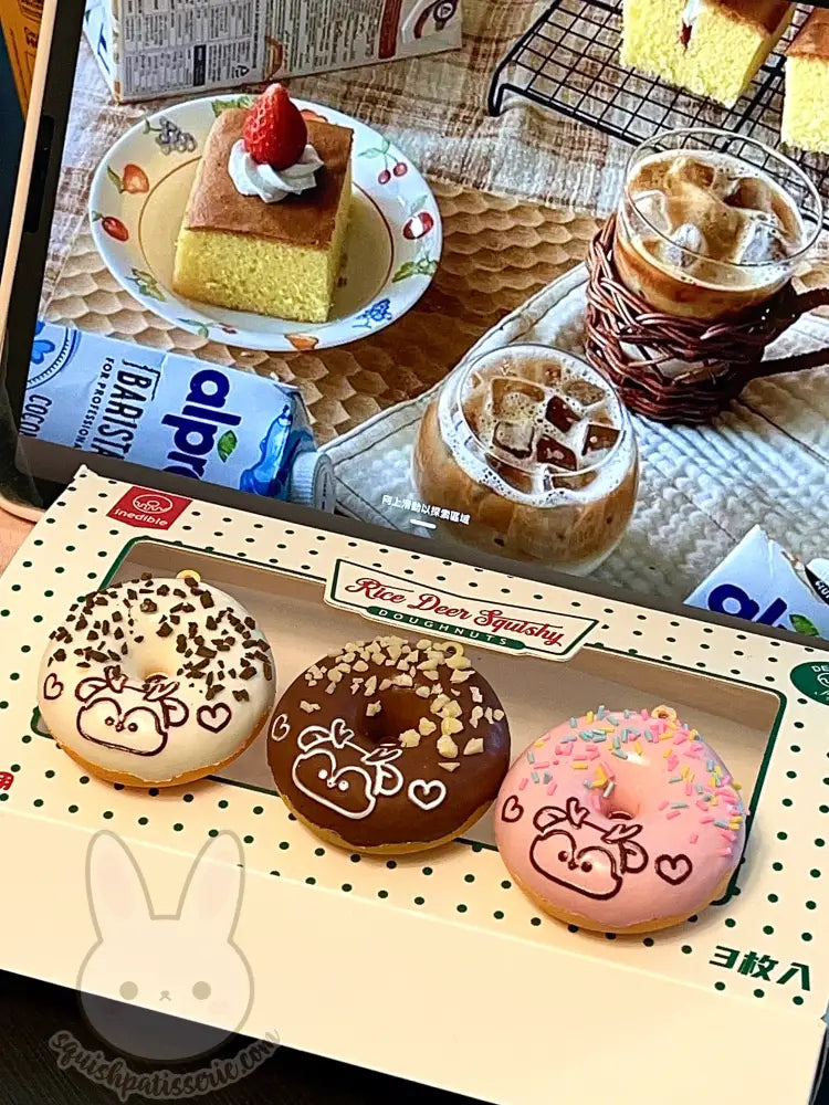 [PRE-ORDER] Rice Deer Doughnut Box Squishy Set