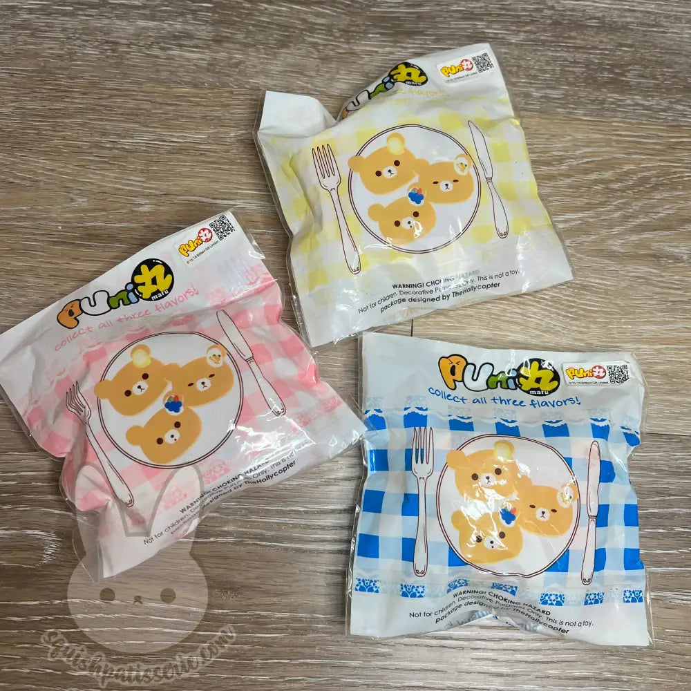 Puni Maru Bear Mini Pancake Squishy