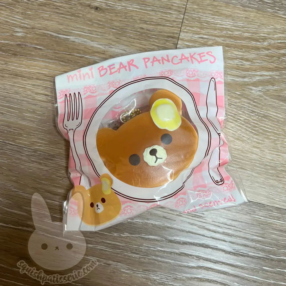 Puni Maru Bear Mini Pancake Squishy - butter