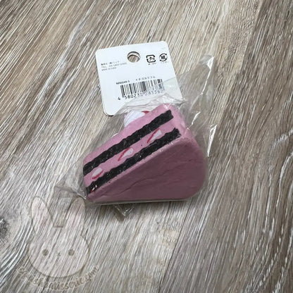 Rare Cafe De N Pink Shortcake Slice Squishy