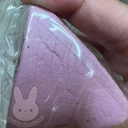 Rare Cafe De N Pink Shortcake Slice Squishy