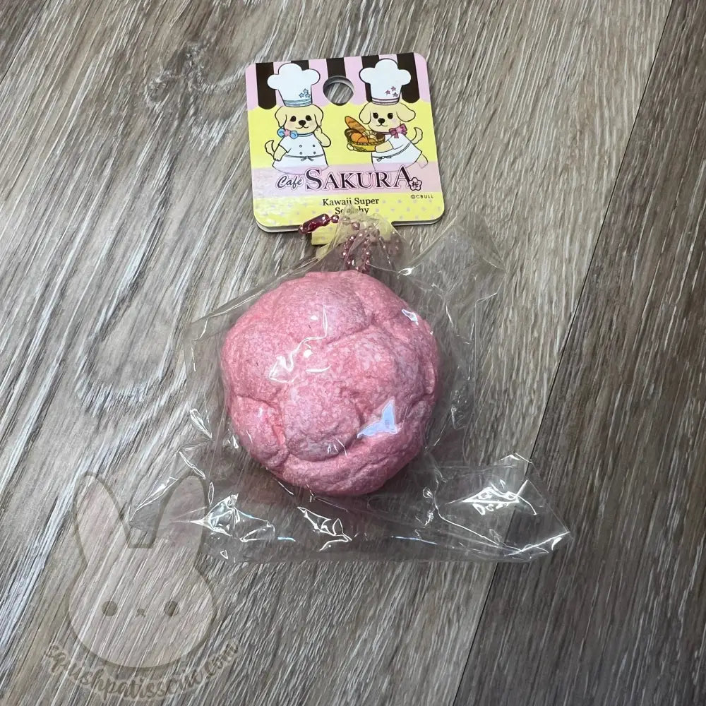 Rare Cafe Sakura Cream Puff Squishy Pink BNIP