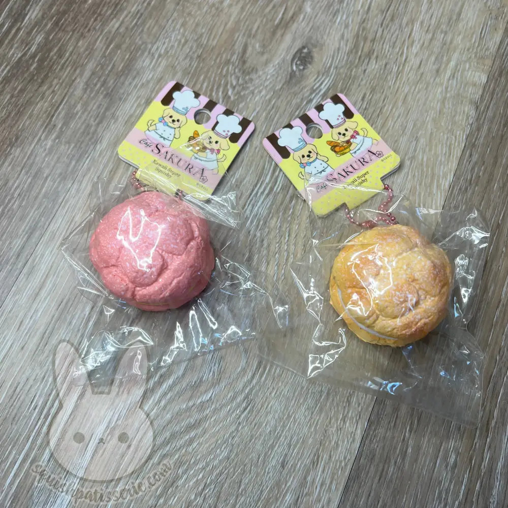 Rare Cafe Sakura Cream Puff Squishy White Grade B
