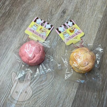 Rare Cafe Sakura Cream Puff Squishy White Grade B