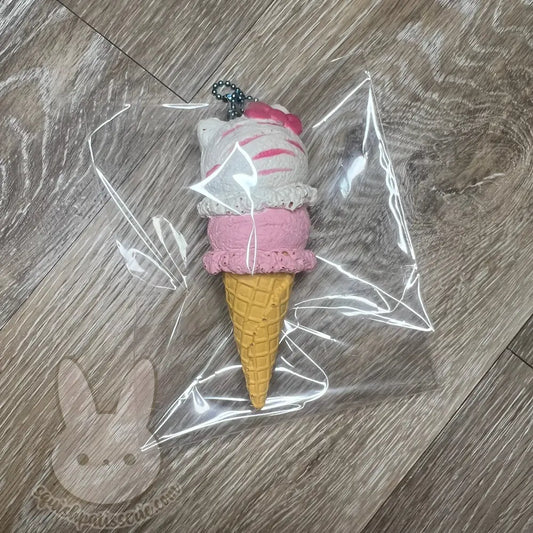 RARE Hello Kitty Ice Cream Squishy