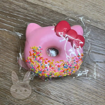 Rare Hello Kitty Jumbo Donut Squishy Strawberry
