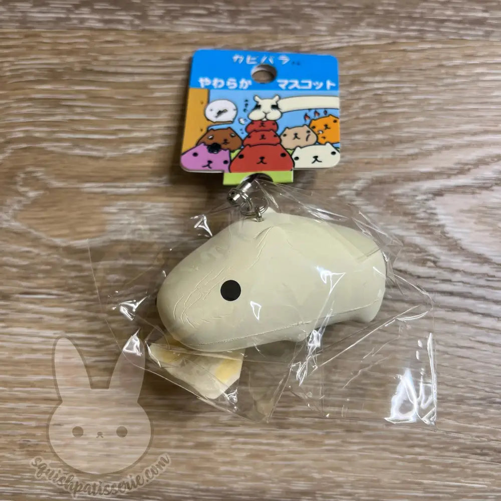 RARE Kapibarasan Squishy - Mr. White (white)