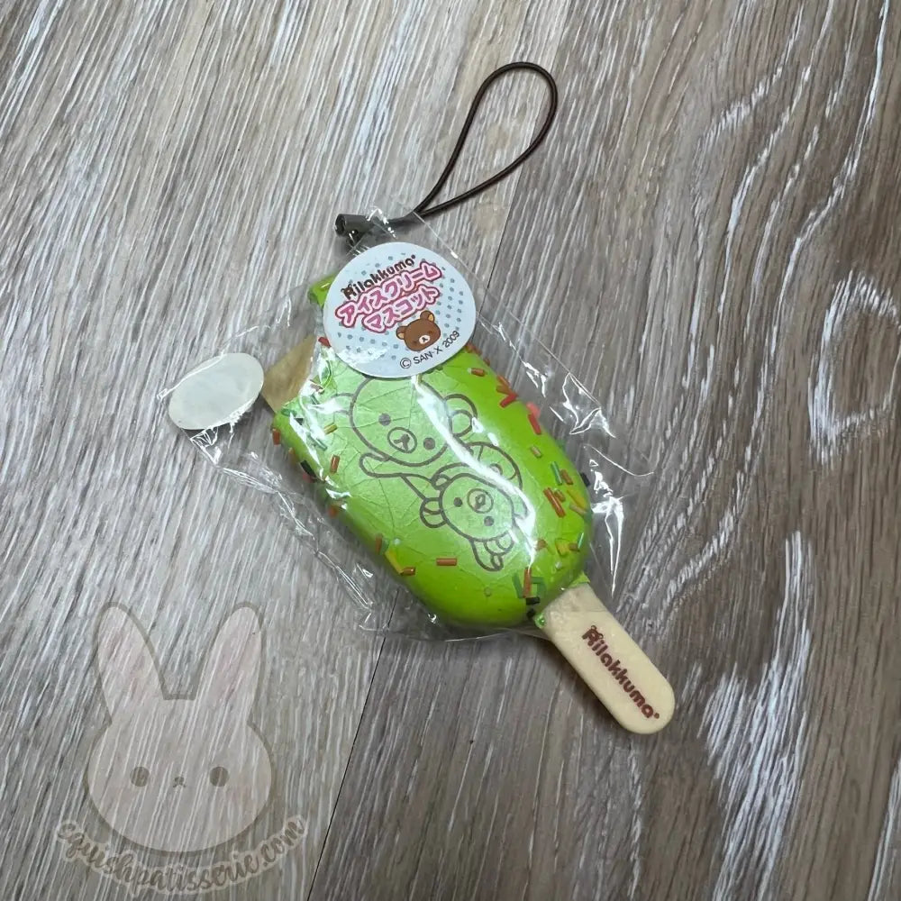 Rare Rilakkuma Green Popsicle Squishy Has Original Packaging