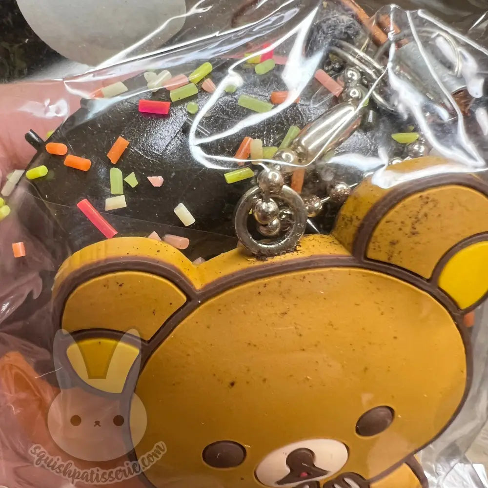RARE Rilakkuma Tag Donut Squishy