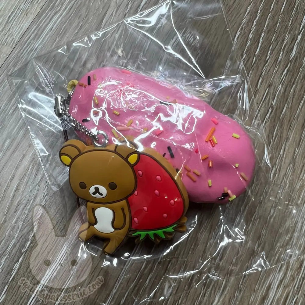 Rare Rilakkuma Tag Eclair Squishy