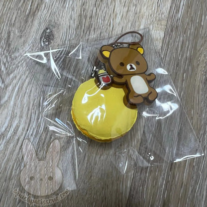 Rare Rilakkuma Tag Macaron Squishy