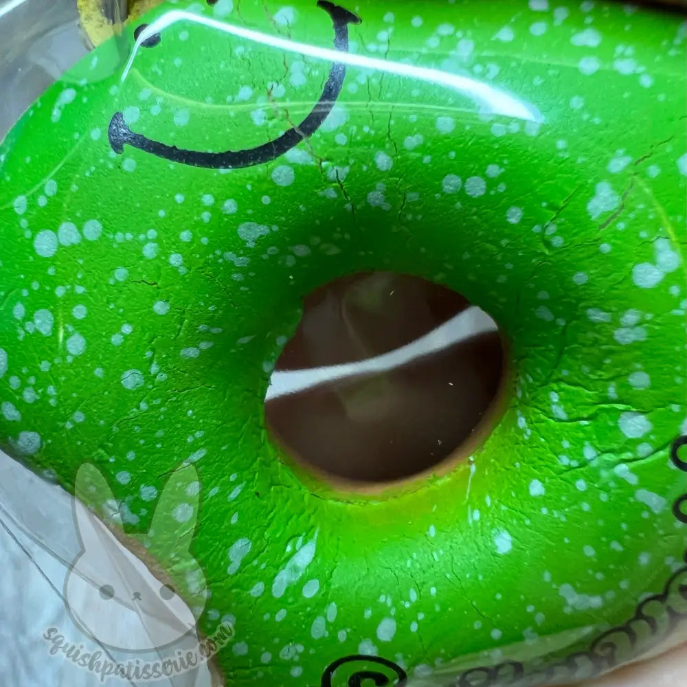 Rare Smiley World Donut Squishy