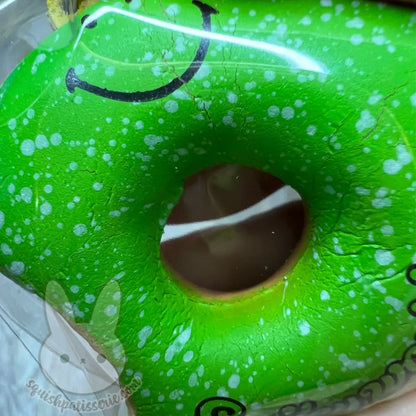 Rare Smiley World Donut Squishy