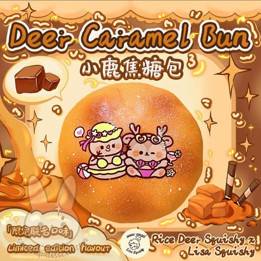 [PRE-ORDER] Rice Deer x Lisa Caramel Bun Squishy