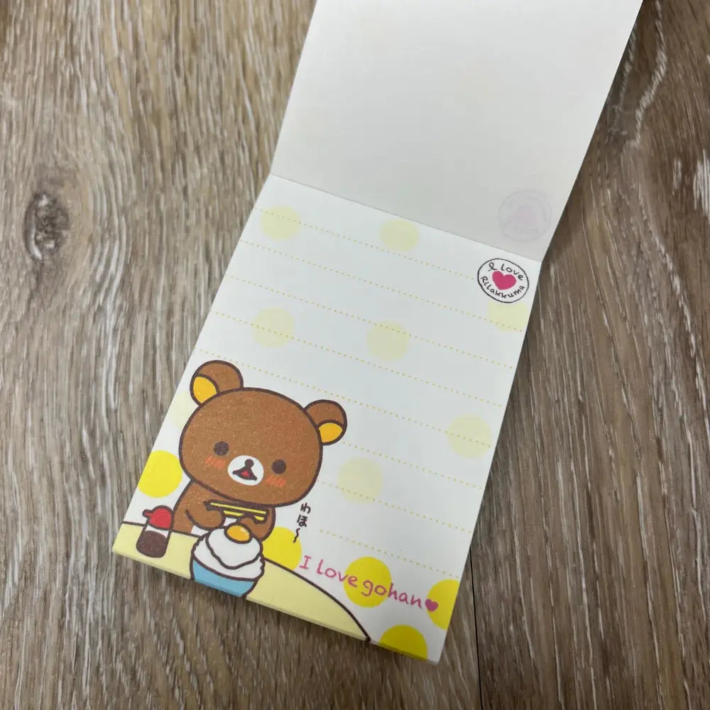 Rilakkuma Mini Memo Pad