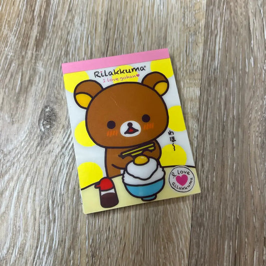 Rilakkuma Mini Memo Pad