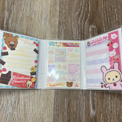 Rilakkuma Rilakkumarket Folding Memo Pad