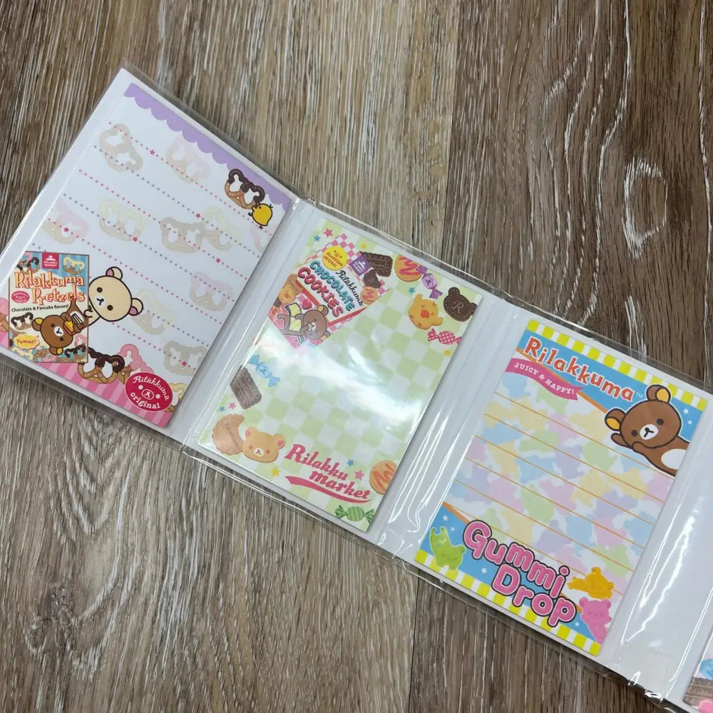 Rilakkuma Rilakkumarket Folding Memo Pad