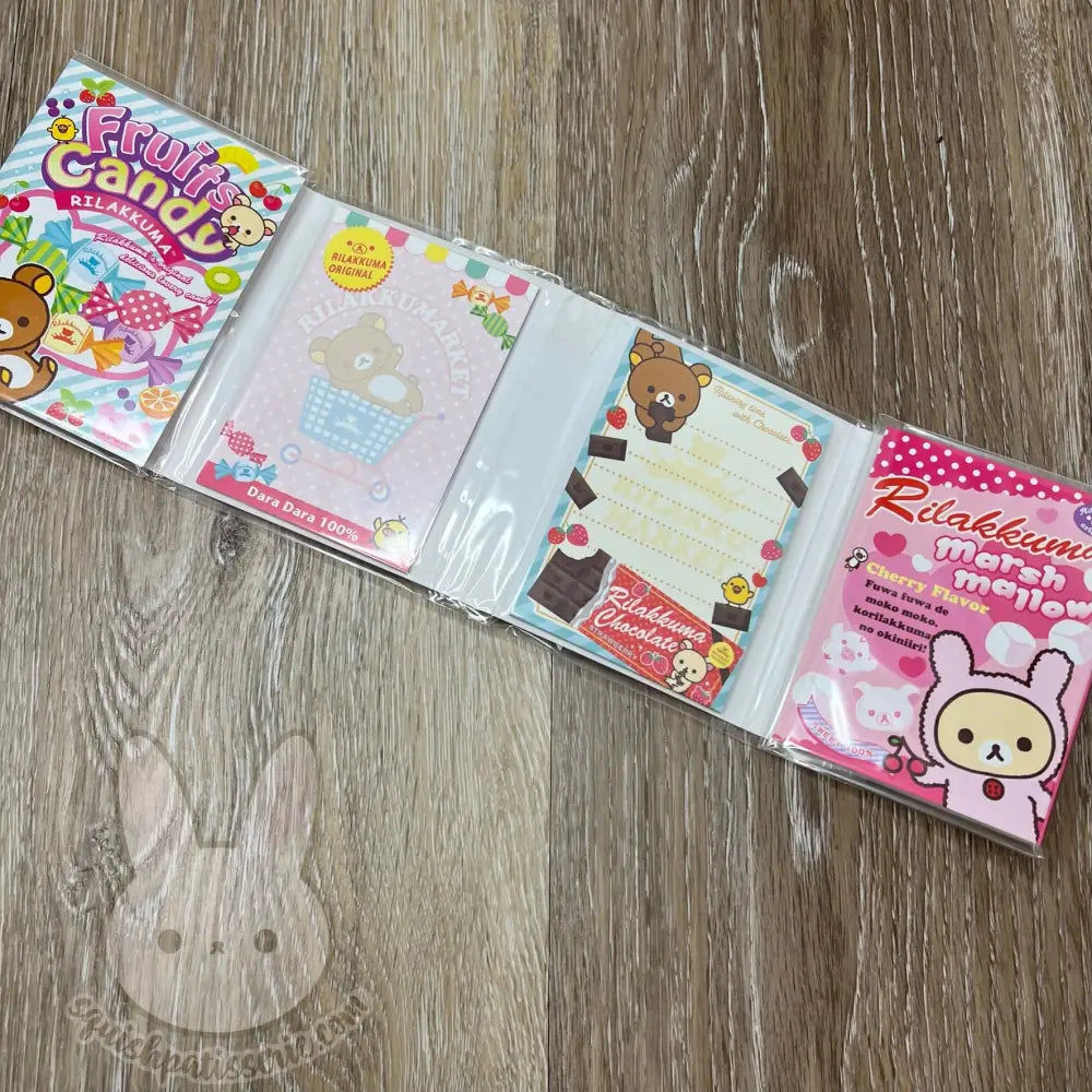 Rilakkuma Rilakkumarket Folding Memo Pad