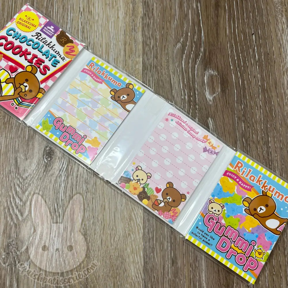 Rilakkuma Rilakkumarket Folding Memo Pad