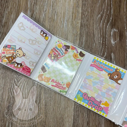 Rilakkuma Rilakkumarket Folding Memo Pad