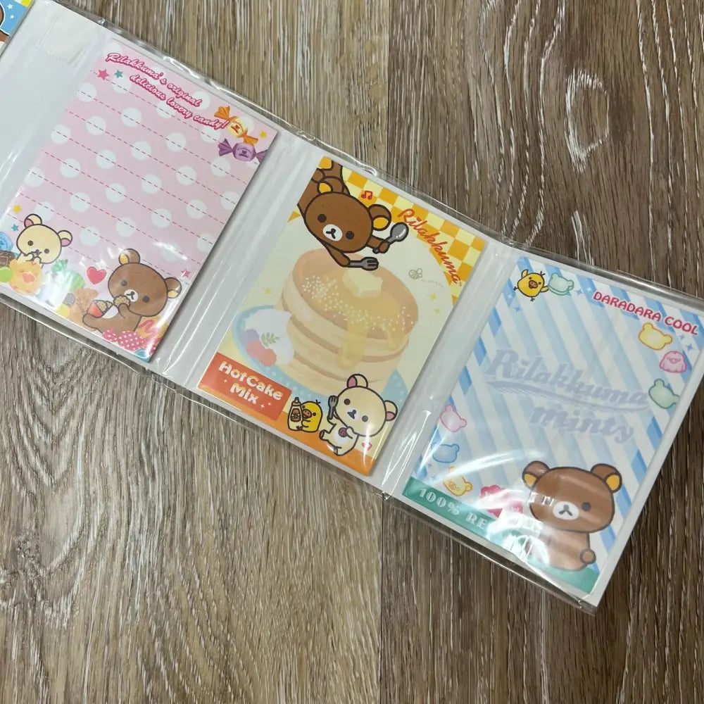 Rilakkuma Rilakkumarket Folding Memo Pad