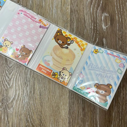 Rilakkuma Rilakkumarket Folding Memo Pad