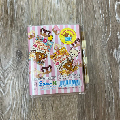 Rilakkuma Rilakkumarket Folding Memo Pad