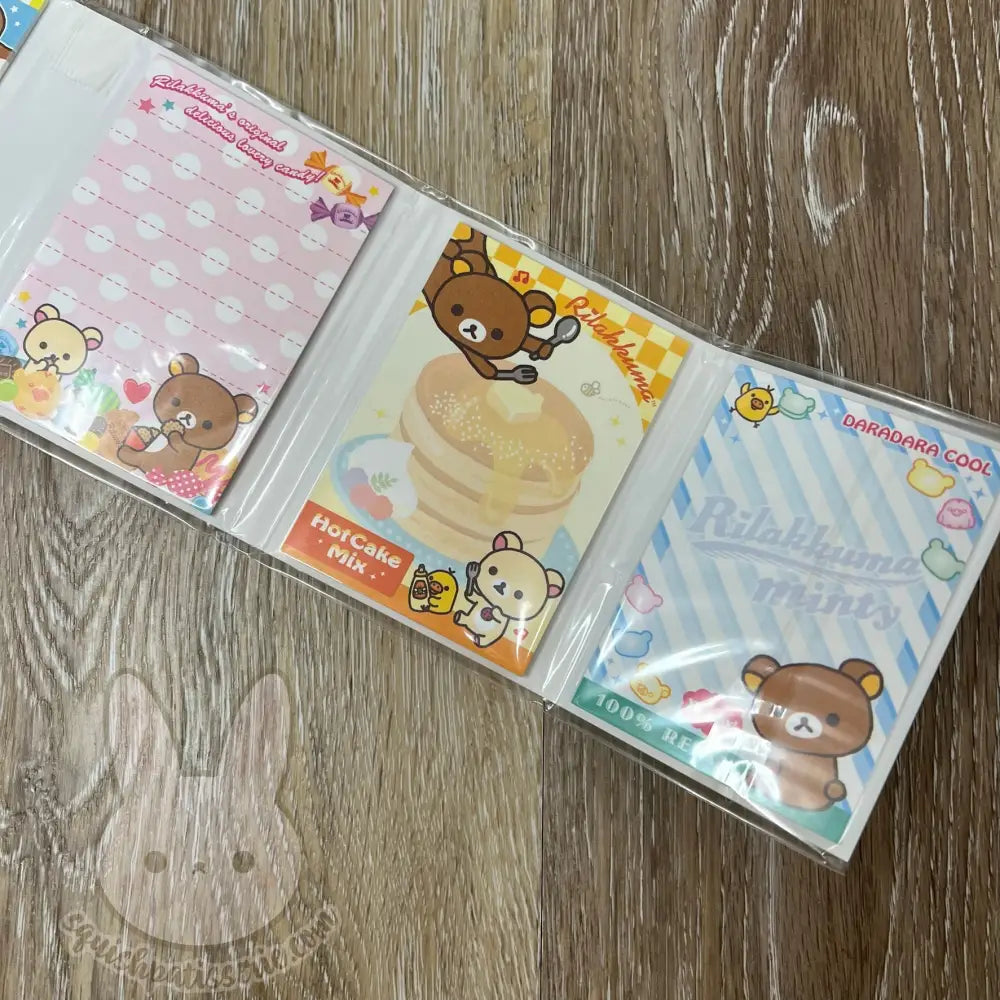 Rilakkuma Rilakkumarket Folding Memo Pad