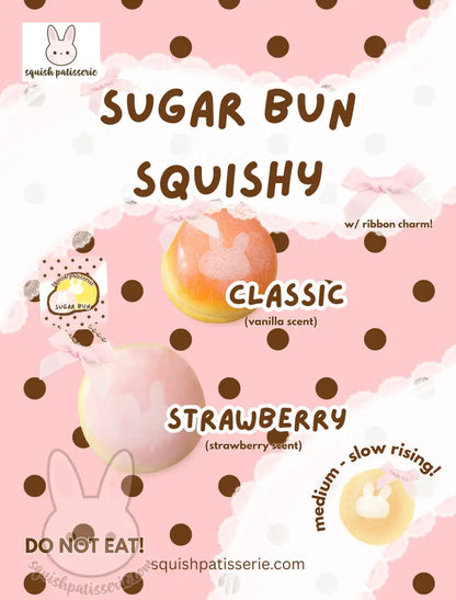 Squish Patisserie Sugar Bun Squishy