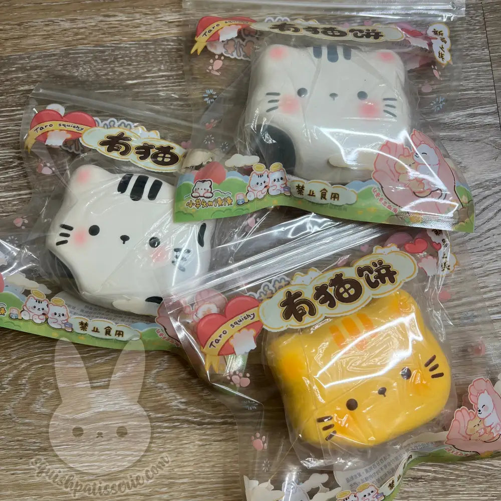 Taro Squishy Cat Cake Squishy