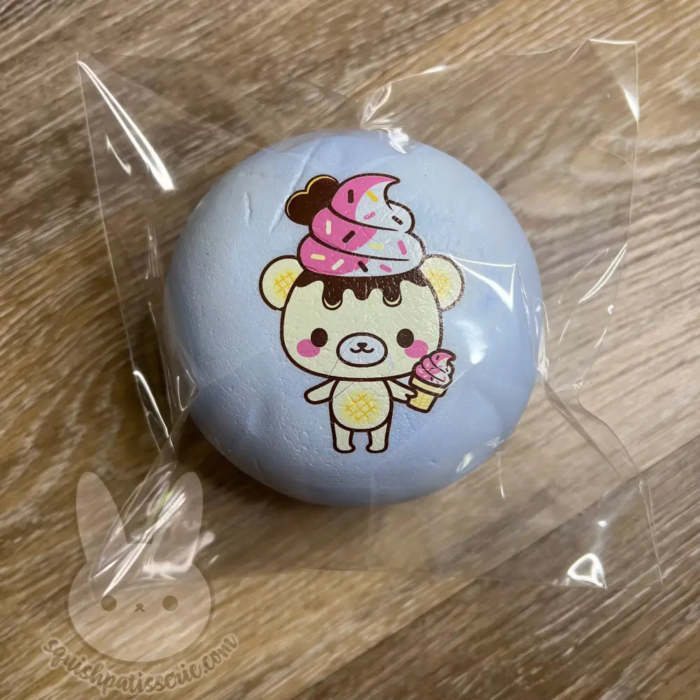 Yummiibear Jumbo Bun Squishy blue