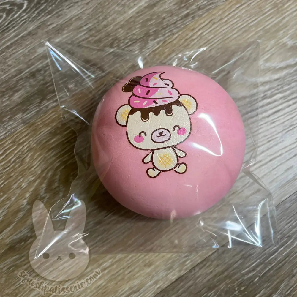 Yummiibear Jumbo Bun Squishy pink