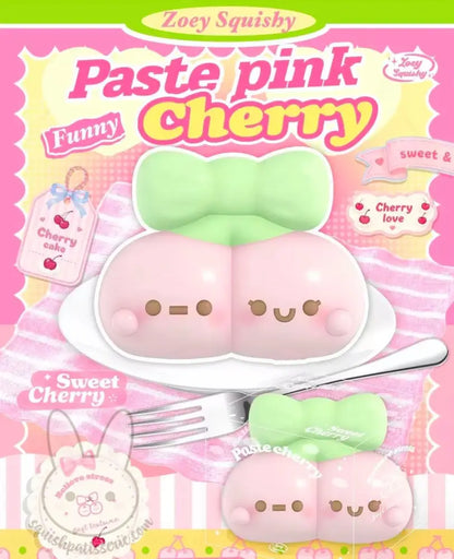 Zoey Pastel Cherry Squishy