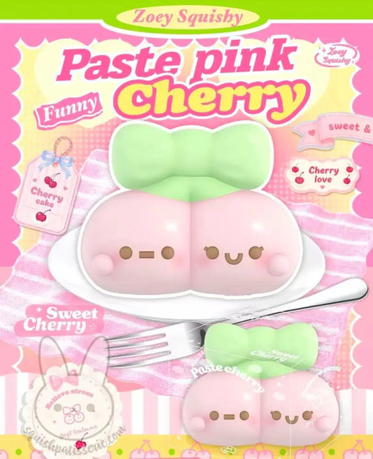 Zoey Pastel Cherry Squishy